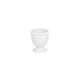 Avet Huevera con pie Bianca 5 cm x 6 cm de porcelana